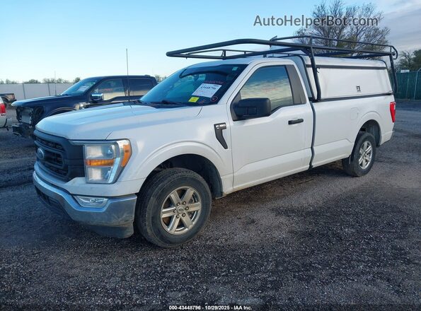 1FTMF1CP8NKD19608 2022 FORD F150 Белый Передняя левая четверть