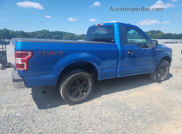 1FTMF1EB9LKF20738 2020 FORD F150 Blue Trasero derecho