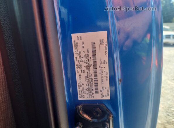 1FTMF1EB9LKF20738 2020 FORD F150 Blue Vista del compartimento del motor