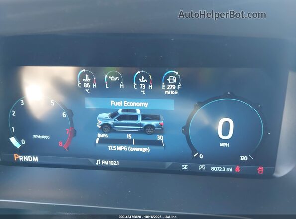 1FTMF1K54RKE99689 2024 FORD F150 Black უკანა სავარძლების ხედი