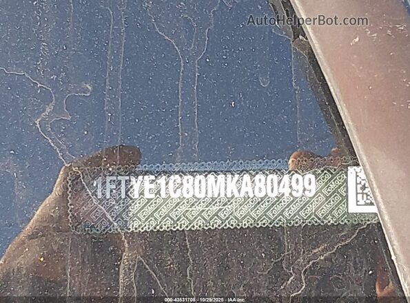 1FTYE1C80MKA80499 2021 FORD TRANSIT-150 White Engine compartment view