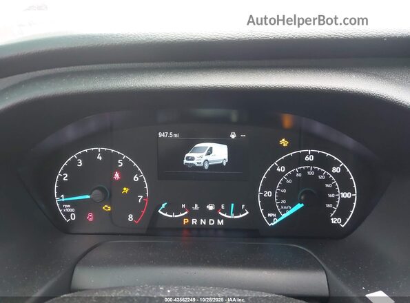 1FTYE1Y86PKB29962 2023 FORD TRANSIT-150 White Widok tylnych siedzeń