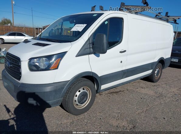 1FTYE1ZM7KKA25856 2019 FORD TRANSIT-150 Белый Передняя левая четверть