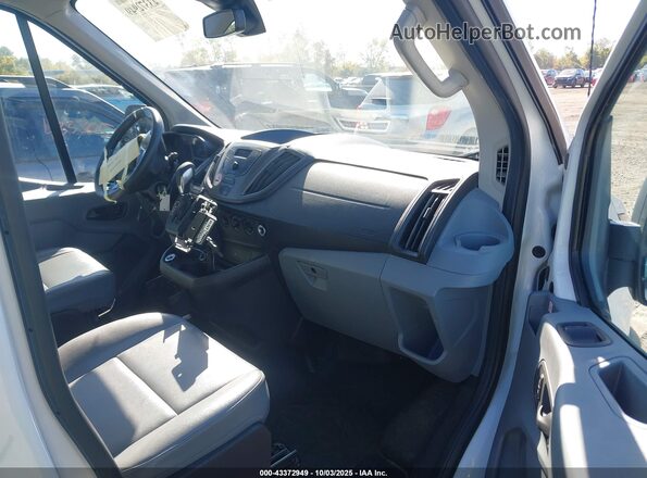 1FTYR2CM4KKB39526 2019 FORD TRANSIT-250 White წინა სალონის ხედი
