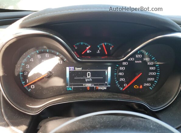 1G1105S34LU109706 2020 CHEVROLET IMPALA Black Вид щитка приладів