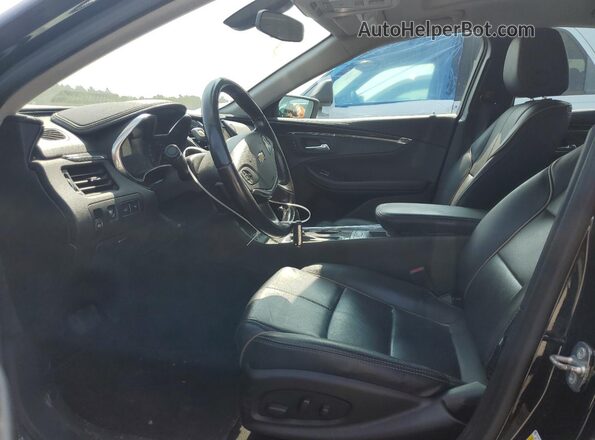 1G1105S34LU109706 2020 CHEVROLET IMPALA Black Вид салону спереду