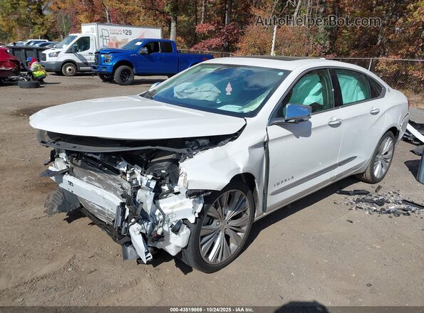 1G1105S34LU114159 2020 CHEVROLET IMPALA Белый Передняя левая четверть