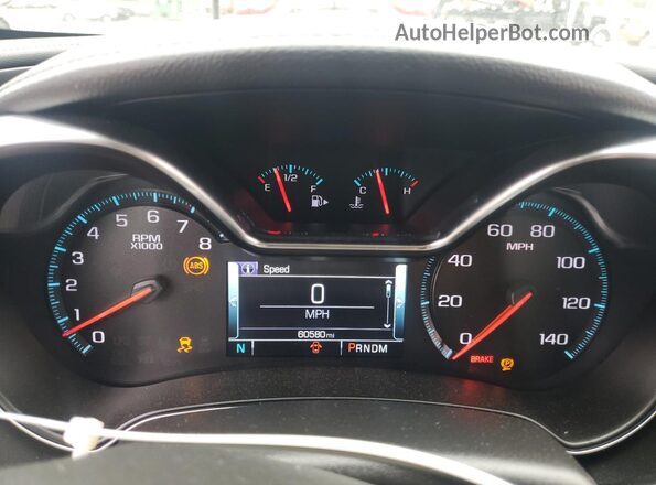 1G1105S35LU111531 2020 CHEVROLET IMPALA Black Սարքավորումների վահանակի տեսք