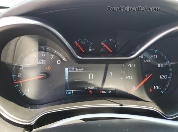 1G11Z5S37LU100553 2020 CHEVROLET IMPALA Серебряный Вид щитка приборов