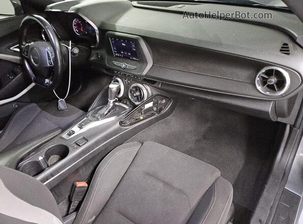 1G1FB1RX8L0122483 2020 CHEVROLET CAMARO Gray წინა პანელის ხედი