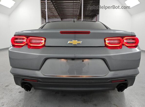 1G1FB1RX8L0122483 2020 CHEVROLET CAMARO Gray უკანა ხედი