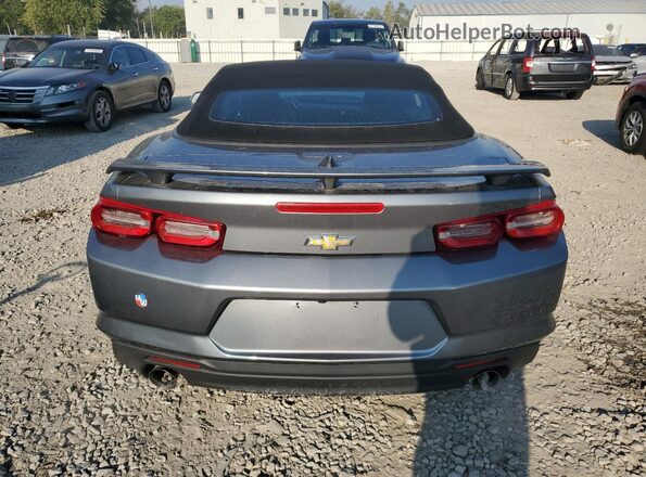 1G1FB3DS4L0110340 2020 CHEVROLET CAMARO Gray Հետևի տեսք