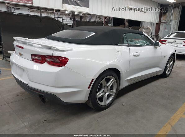 1G1FB3DX2L0131926 2020 CHEVROLET CAMARO White Trasero derecho