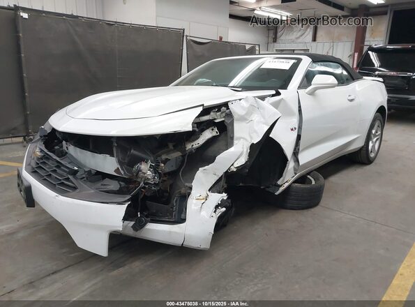 1G1FB3DX2L0131926 2020 CHEVROLET CAMARO White Vista tres cuartos delantera izquierda