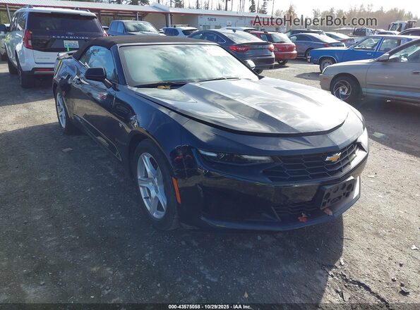 1G1FB3DX4P0148166 2023 CHEVROLET CAMARO Black წინა ხედი