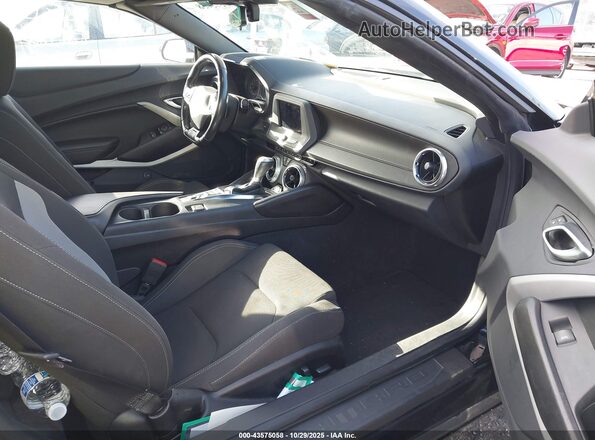1G1FB3DX4P0148166 2023 CHEVROLET CAMARO Black წინა სალონის ხედი
