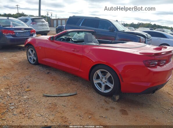 1G1FB3DX8L0118680 2020 CHEVROLET CAMARO Red უკანა მარცხენა