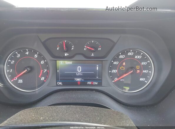 1G1FB3DX8L0118680 2020 CHEVROLET CAMARO Red უკანა სავარძლების ხედი