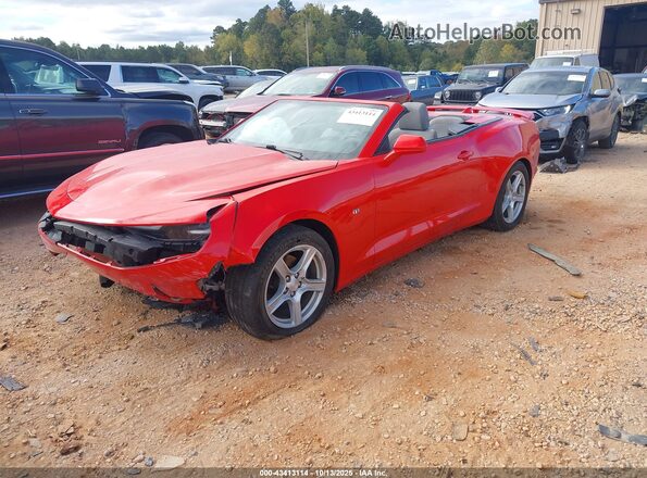 1G1FB3DX8L0118680 2020 CHEVROLET CAMARO Red წინა მარცხენა ხედი სამი მეოთხედიდან