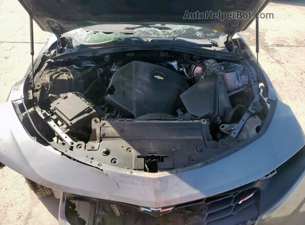 1G1FD1RS8M0123875 2021 CHEVROLET CAMARO Серый Вид задней части салона
