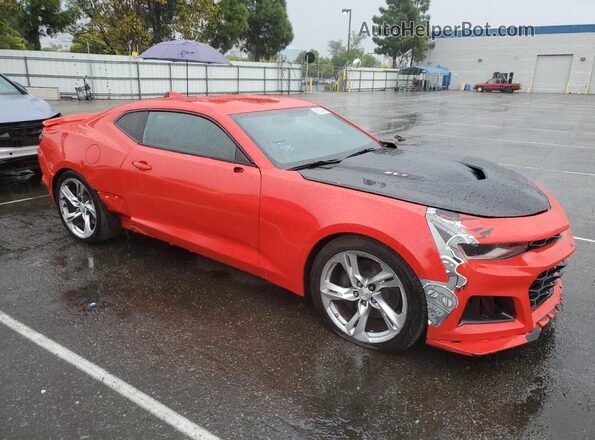 1G1FE1R70K0151613 2019 CHEVROLET CAMARO Red Delantero derecho