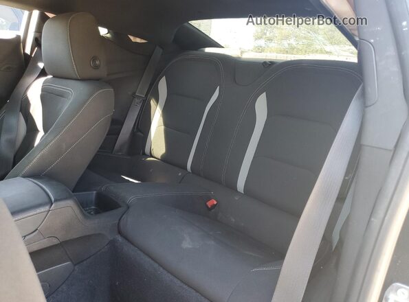 1G1FE1R79M0136689 2021 CHEVROLET CAMARO Black Rear seats view