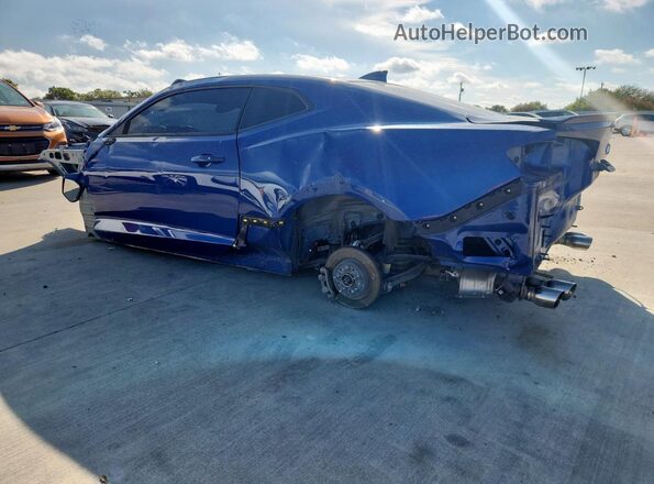 1G1FF1R76M0136095 2021 CHEVROLET CAMARO Blue Tył lewy