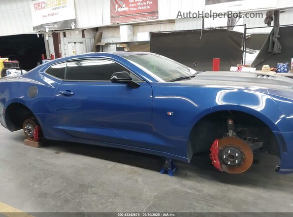 1G1FF1R76M0138574 2021 CHEVROLET CAMARO Blue უკანა სალონის ხედი
