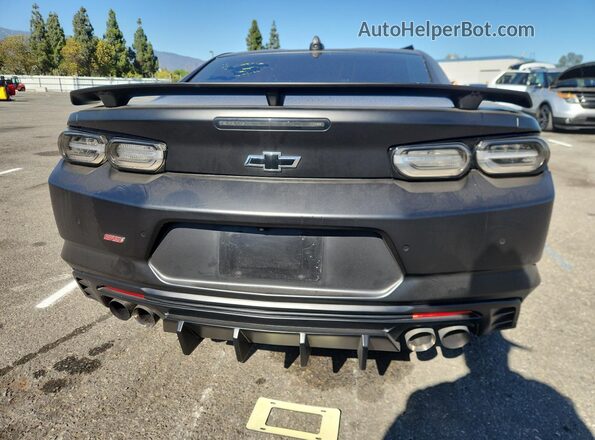 1G1FH1R75L0137523 2020 CHEVROLET CAMARO Black Rear view