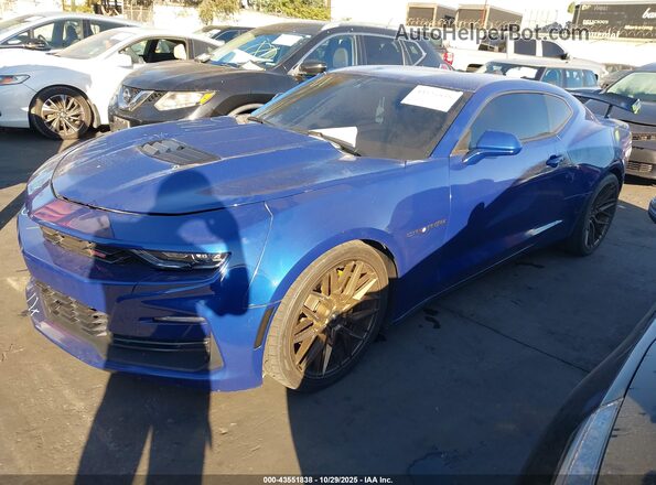 1G1FH1R76L0106622 2020 CHEVROLET CAMARO Blue Vista tres cuartos delantera izquierda