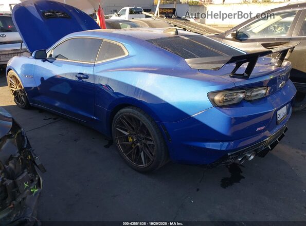 1G1FH1R76L0106622 2020 CHEVROLET CAMARO Blue Trasero izquierdo