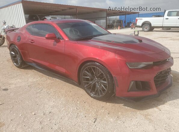 1G1FK1R69M0105586 2021 CHEVROLET CAMARO Red Առջևի աջ