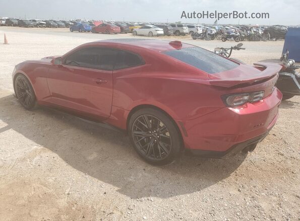 1G1FK1R69M0105586 2021 CHEVROLET CAMARO Red Հետևի ձախ