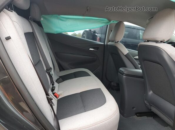 1G1FW6S08L4114813 2020 CHEVROLET BOLT Gray Rear seats view