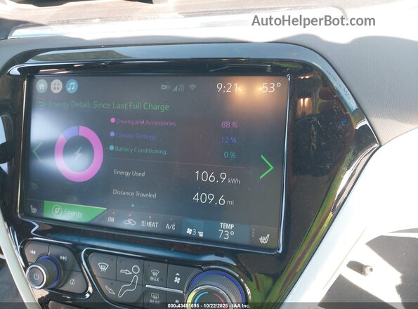 1G1FY6S03M4107392 2021 CHEVROLET BOLT Gray 