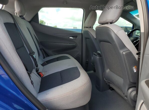 1G1FY6S04L4127326 2020 CHEVROLET BOLT Blue Rear seats view