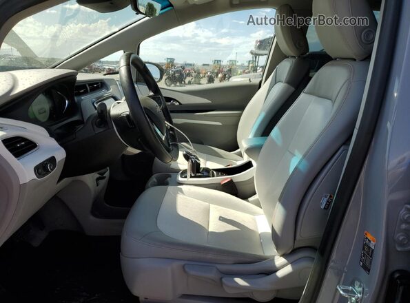 1G1FZ6S08L4126869 2020 CHEVROLET BOLT Gray Front interior view
