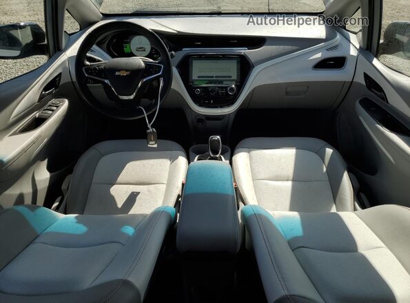 1G1FZ6S08L4126869 2020 CHEVROLET BOLT Gray Dashboard view
