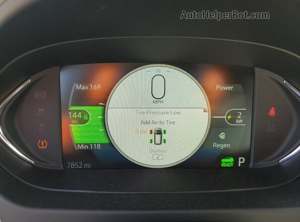 1G1FZ6S08L4126869 2020 CHEVROLET BOLT Gray Instrument cluster view