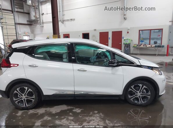 1G1FZ6S09L4114388 2020 CHEVROLET BOLT White Vista del cuadro de instrumentos