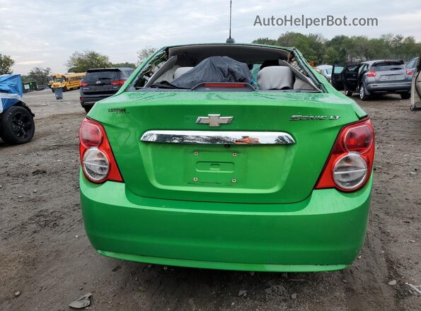 1G1JC5SH1G4112278 2016 CHEVROLET SONIC Зеленый Вид сзади