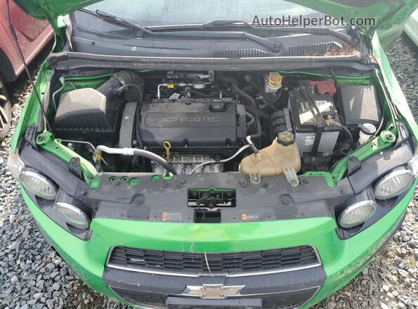 1G1JC5SH1G4112278 2016 CHEVROLET SONIC Зеленый Вид задней части салона