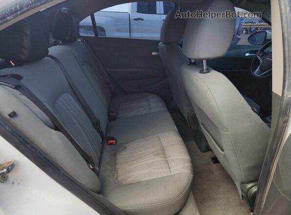 1G1JD5SB3L4100927 2020 CHEVROLET SONIC White Rear seats view