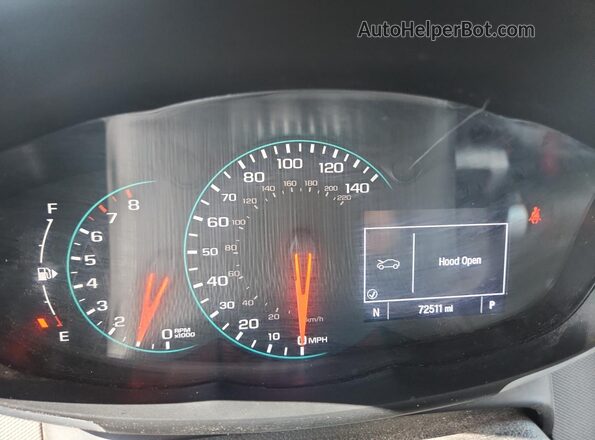 1G1JD5SB3L4100927 2020 CHEVROLET SONIC White Instrument cluster view