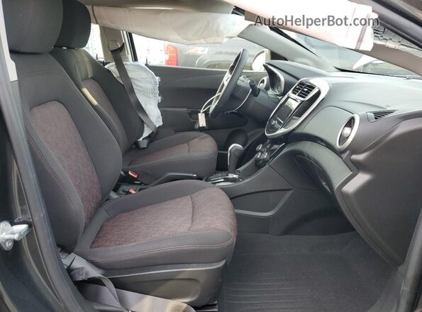 1G1JD6SB7K4149780 2019 CHEVROLET SONIC Угольный Вид салона спереди