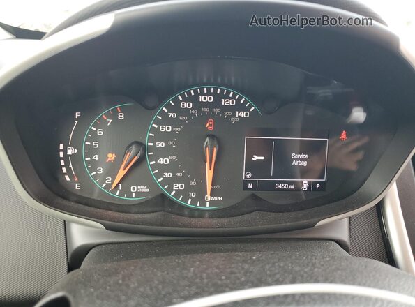 1G1JD6SB7K4149780 2019 CHEVROLET SONIC Угольный Вид щитка приборов