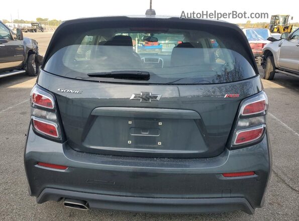 1G1JD6SB7K4149780 2019 CHEVROLET SONIC Угольный Вид сзади