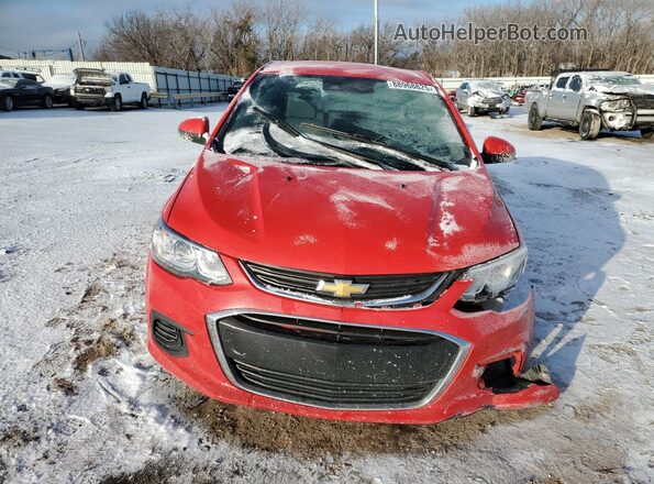 1G1JG6SB1L4133003 2020 CHEVROLET SONIC Red Front view