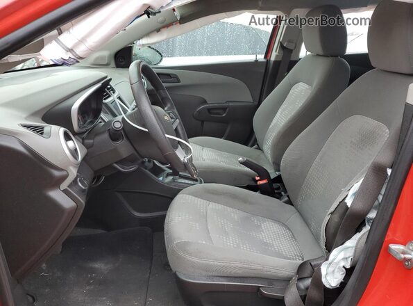 1G1JG6SB1L4133003 2020 CHEVROLET SONIC Red Front interior view
