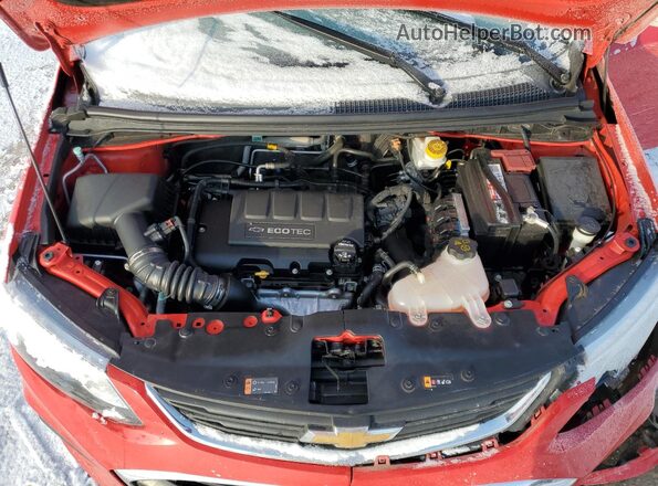 1G1JG6SB1L4133003 2020 CHEVROLET SONIC Red Rear interior view